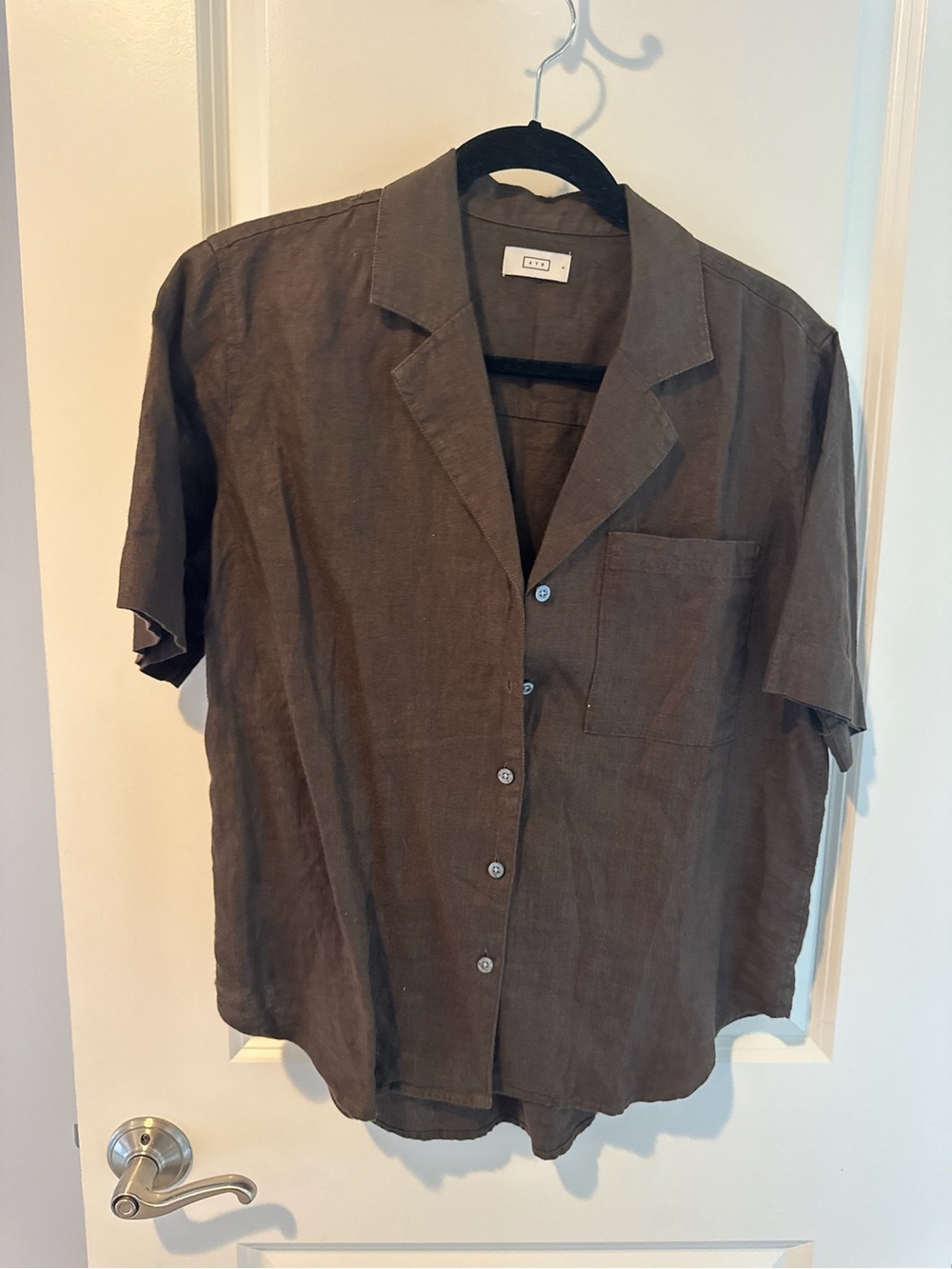 AYR Linen Pool Boy Top with The Tourist Linen Pants | Size S - Picture 7 of 10